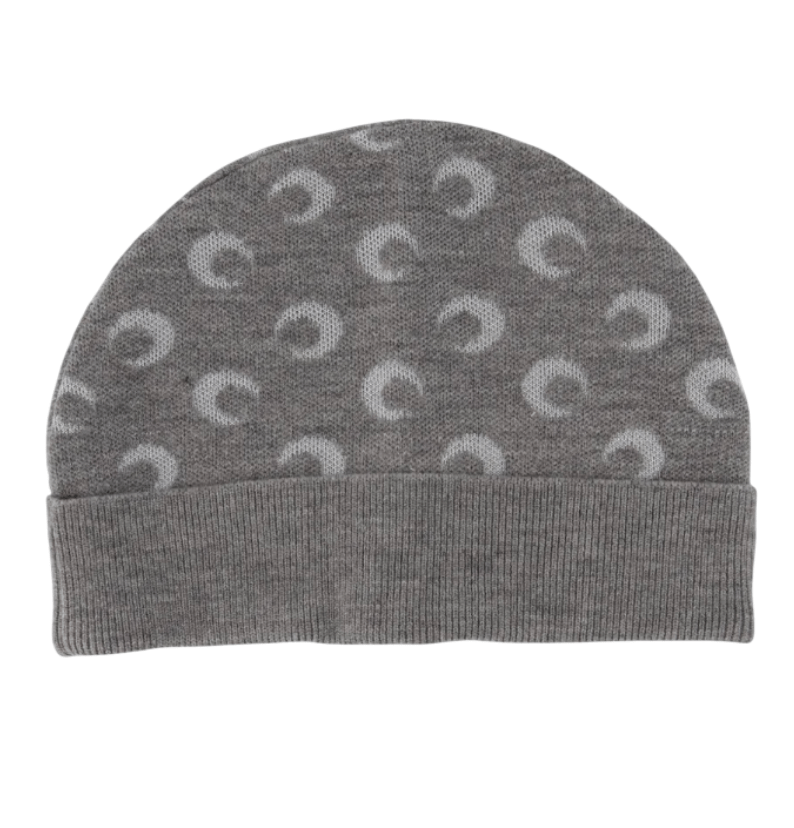 Marine Serre moon-print Beanie Hat 