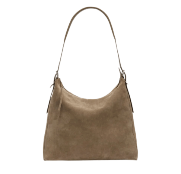 Lemaire Belted Hobo Bag Pebble