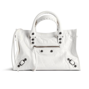 Balenciaga Le City Small Bag White