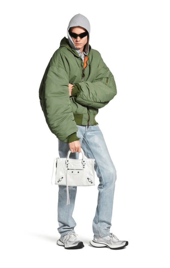 Balenciaga Le City Small Bag White