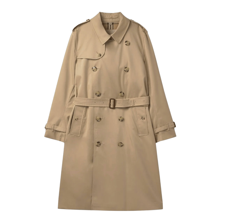 Burberry Long Kensington Heritage Trench Coat Honey