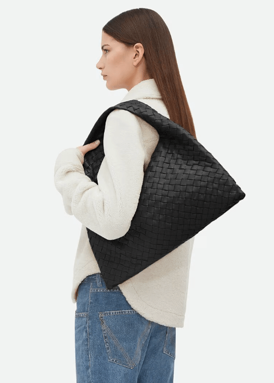 Bottega Veneta Small Hop Black