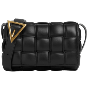 Bottega Veneta Small Padded Leather Cassette Black