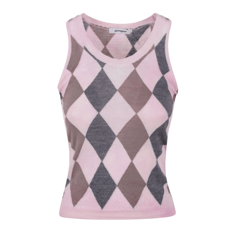 Gimaguas Pink Sleeveless Top