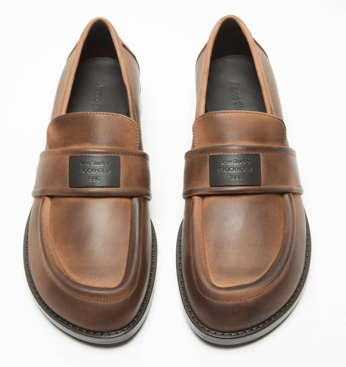 Vintage leather loafers - Brown