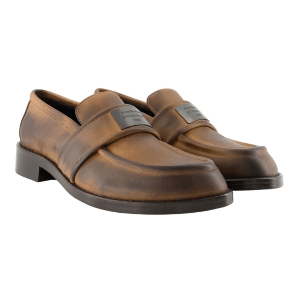Vintage leather loafers - Brown