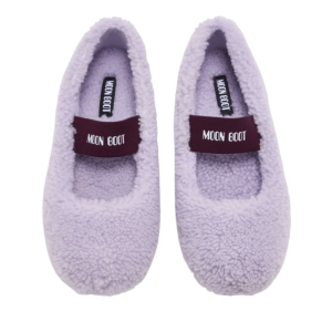  Moon Boot Shearling ballerinas Purple