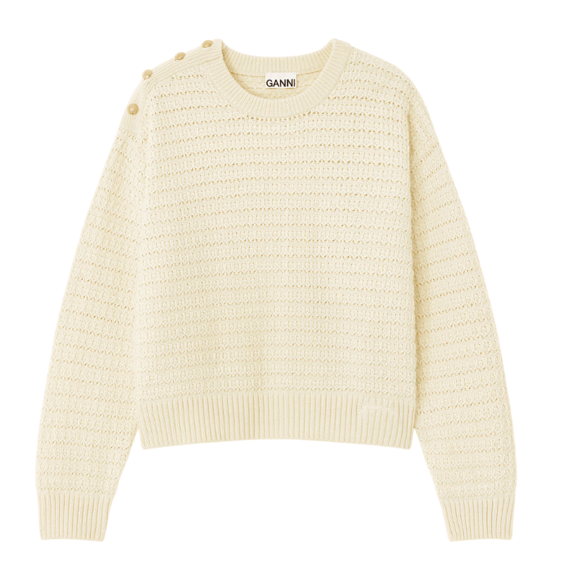 CREAM WOOL JUMPER 