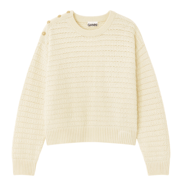 CREAM WOOL JUMPER 