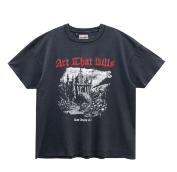 Gallery Dept Castle T-Shirt Vintage Black 