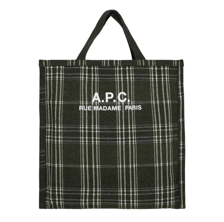  A.P.C. Recuperation Cabas Tote Bag - Dark Khaki 