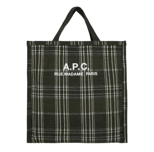  A.P.C. Recuperation Cabas Tote Bag - Dark Khaki 