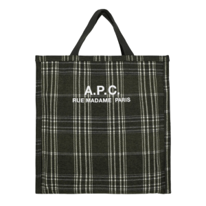  A.P.C. Recuperation Cabas Tote Bag - Dark Khaki 