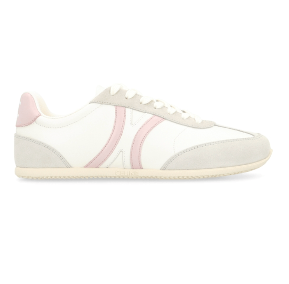CELINE JOGGER LOW LACE-UP SNEAKER IN Calfskin & Suede Calfskin