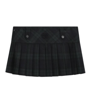 Miu Miu Checked Miniskirt 