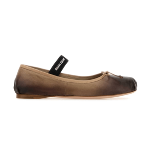 Miu Miu elastic-band Bow Ballet Flats 