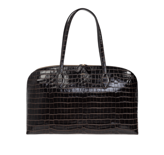 Croco Embossed Day Tote Bag 