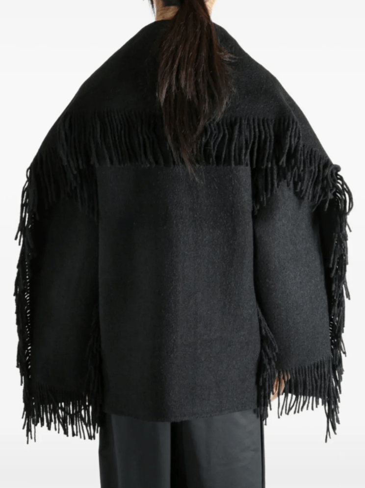 Fringed Scarf Jacket 