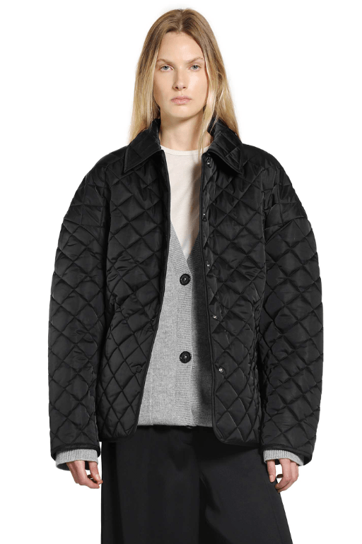 Collared Quilted Jacket 
