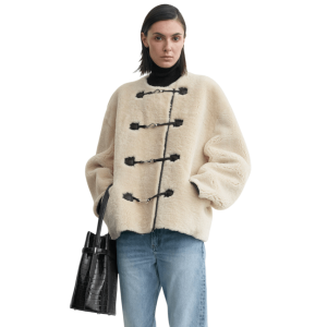 Teddy shearling clasp jacket
