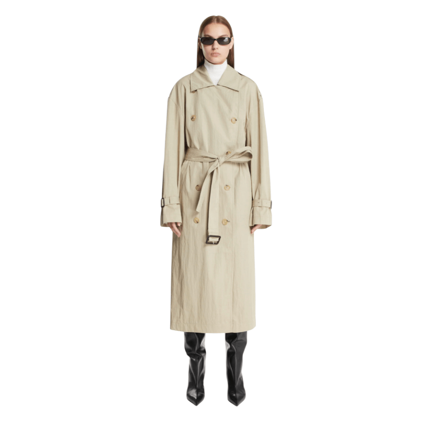 Crisp Summer Trench 