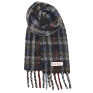  Multicolor mohair blend scarf