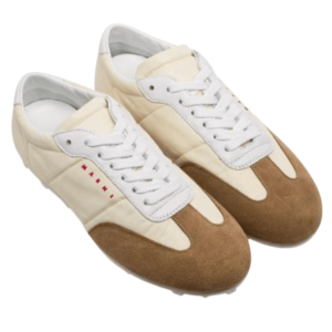 Off-white nylon Softy Soccer sneaker 