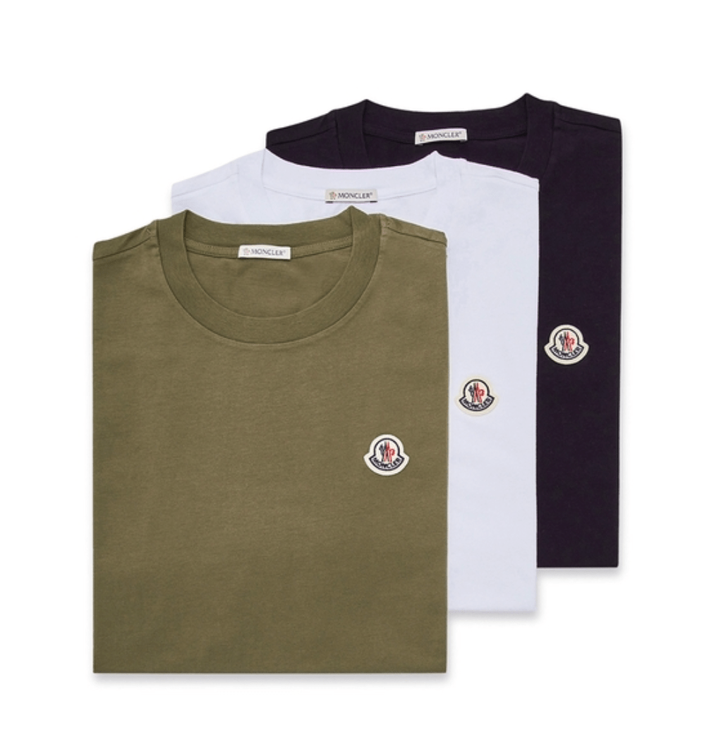 Moncler Pack Of Three Crewneck T-Shirts