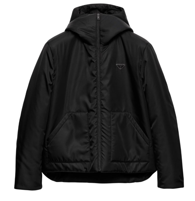 Re-Nylon hooded jacket