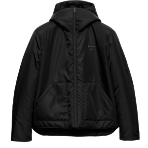 Re-Nylon hooded jacket