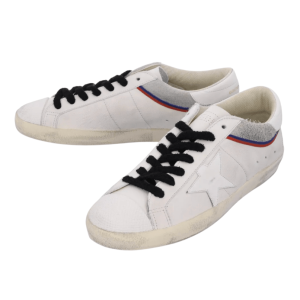 Golden Goose Super Star White Grey Red Blue
