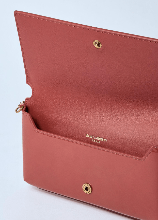 Saint Laurent Cassandre Phone Case in Patent Leather Mild Rose3
