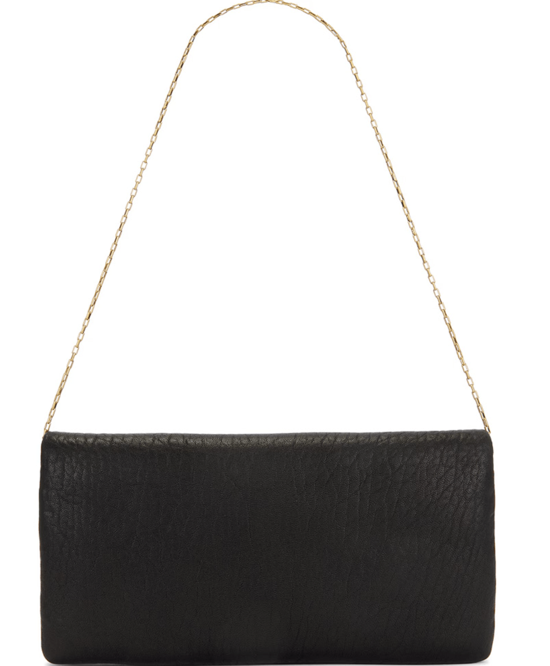 Saint Laurent Calypso Mini Bag in Grained Lambskin Black