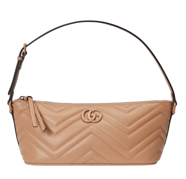 Gucci GG Marmont Shoulder Bag Rose Beige