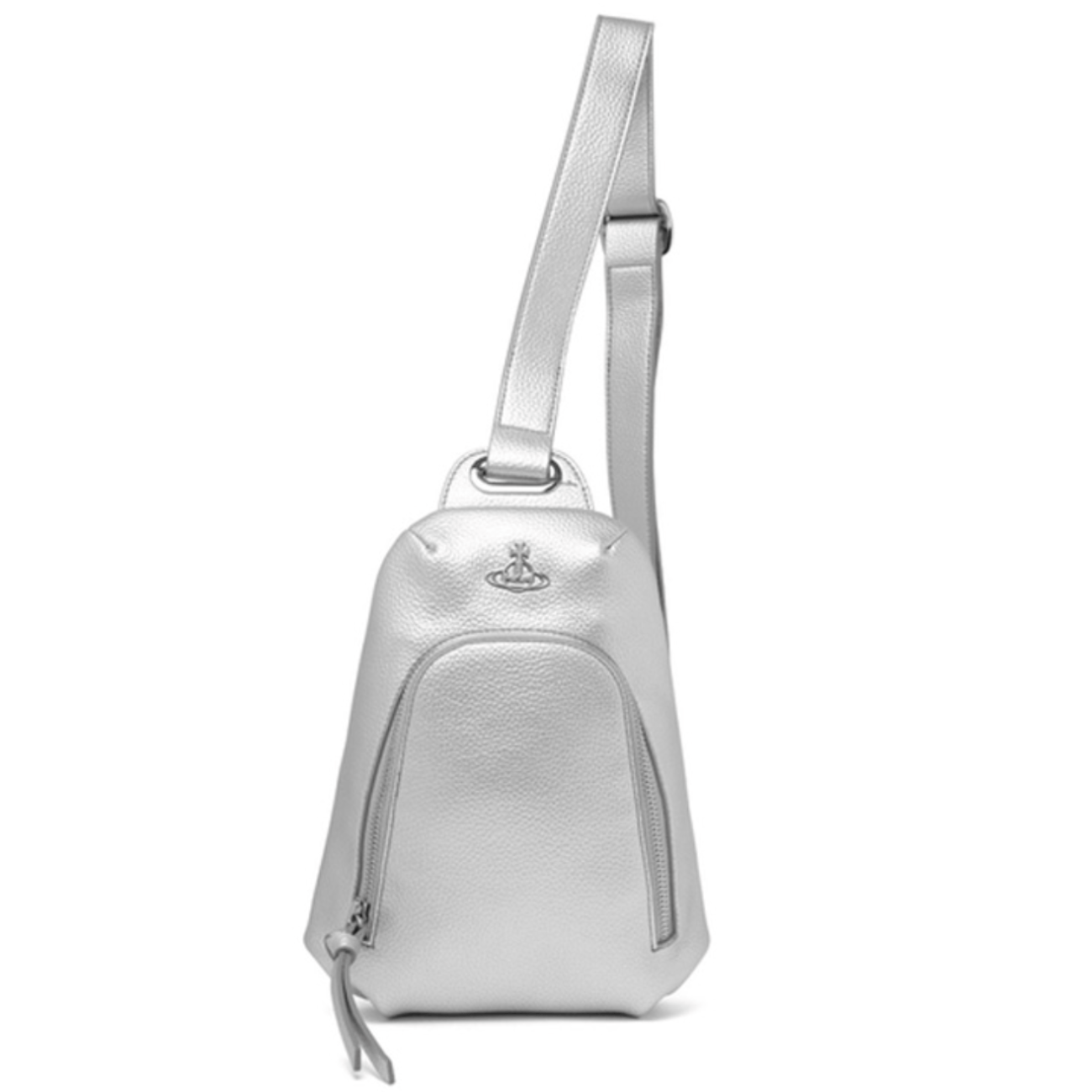 Vivienne Westwood - Shoulder bag in eco leather Silve