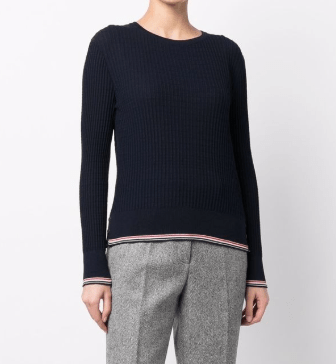 Thom Browne ROUND NECK KNITS