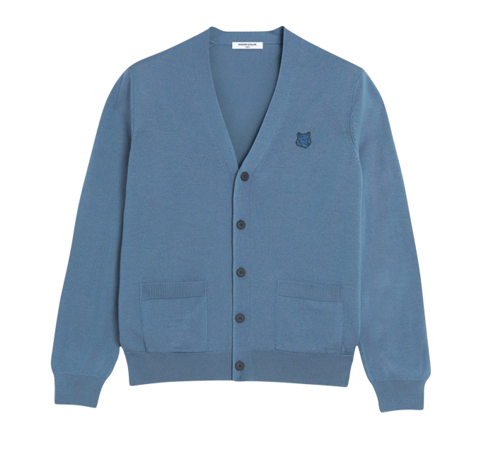 BOLD FOX HEAD PATCH REGULAR CARDIGAN 