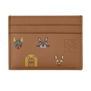 Cats plain cardholder in classic calfskin