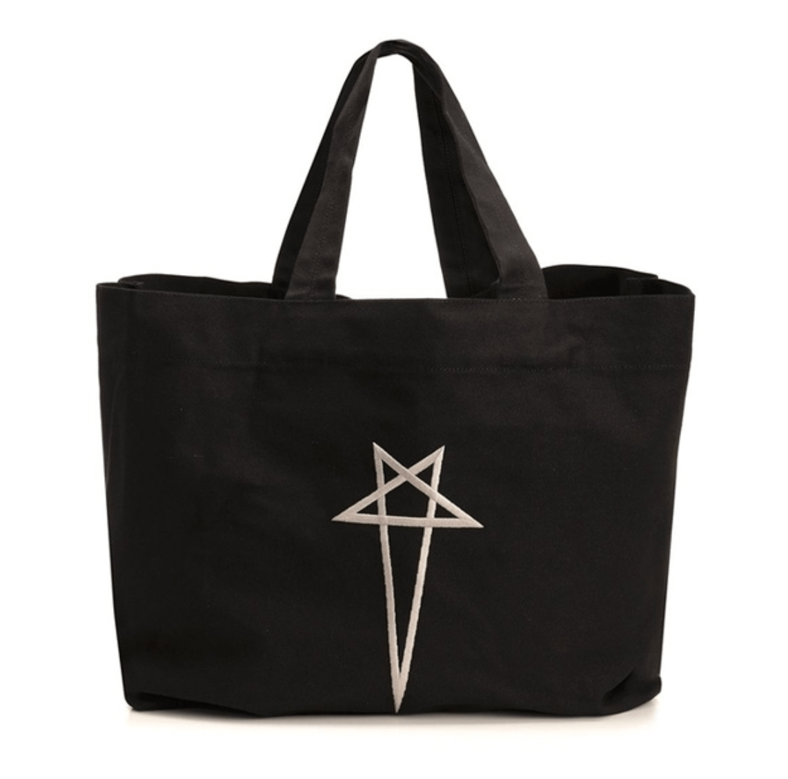 Rick Owens Canvas Beach Tote Bag in Black