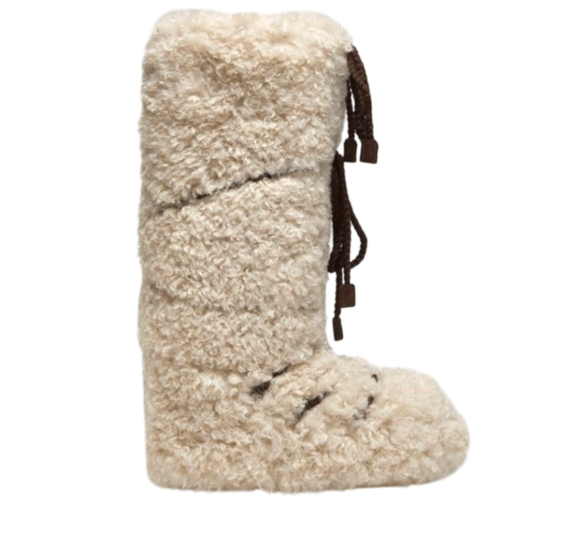 Moon Boot Icon Curly Faux Fur Knee-High Boots