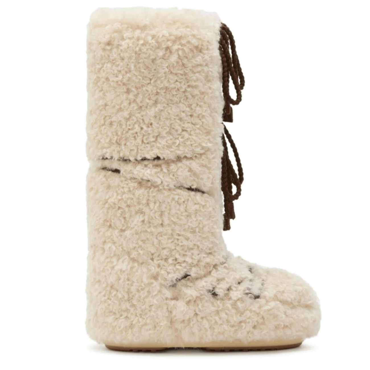 Moon Boot Icon Curly Faux Fur Knee-High Boots