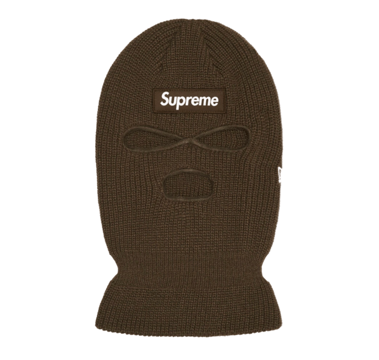 Supreme New Era Box Logo Balaclava Brown - 24FW