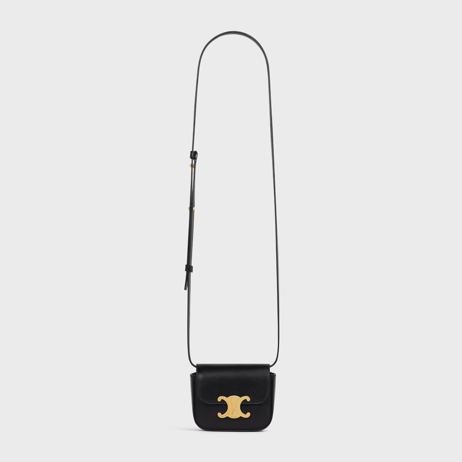 MINI TRIOMPHE IN SHINY CALFSKIN