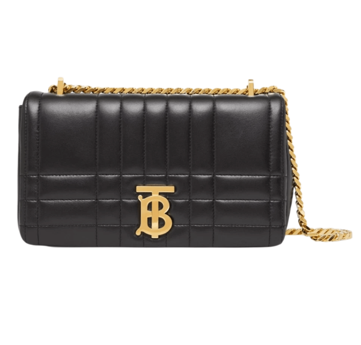 Burberry Quilted Lambskin Small Lola Bag Black