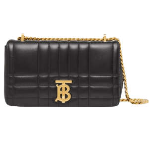 Burberry Quilted Lambskin Small Lola Bag Black