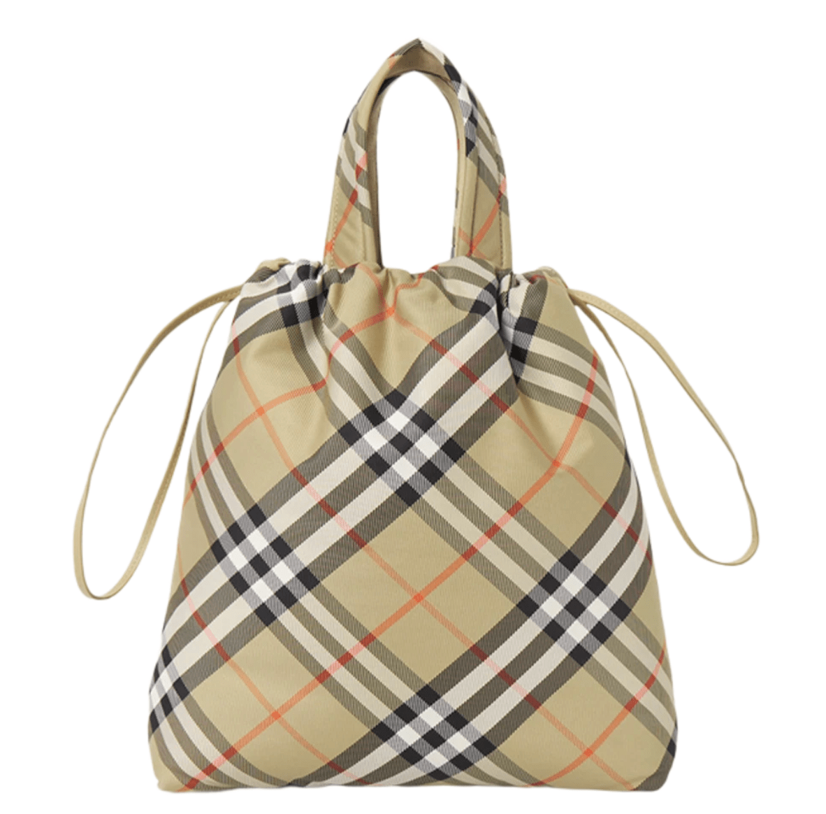 Burberry Check Tote Bag Beige