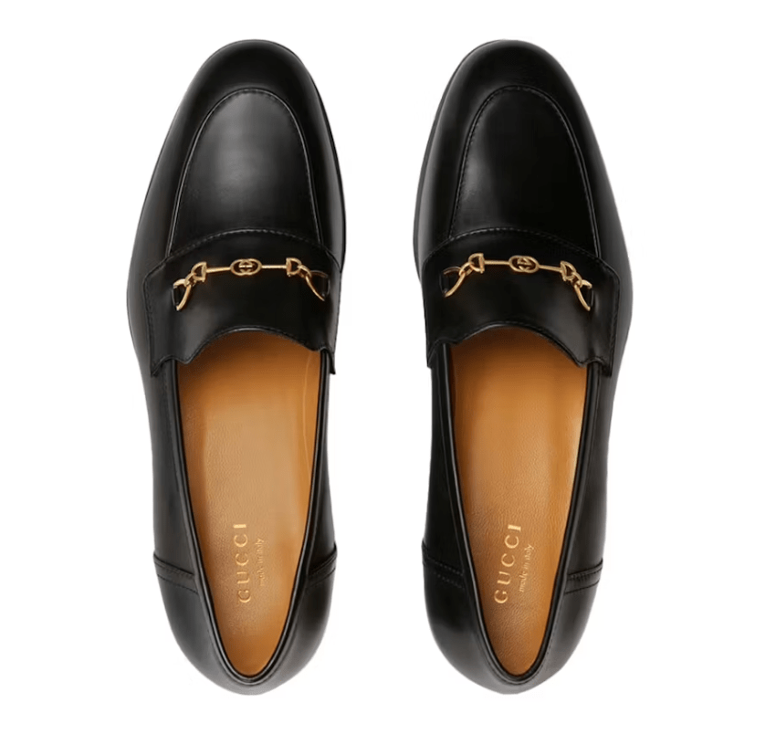 Gucci Interlocking G Horsebit Loafer Black Leather