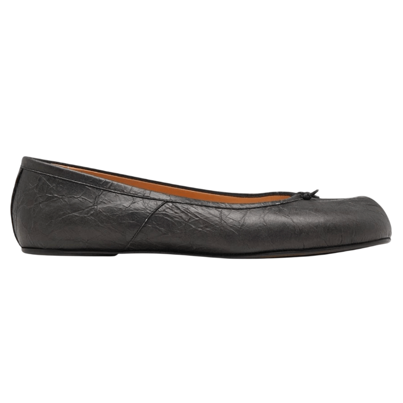 (W) Maison Margiela Tabi Ballerina Shoes Black