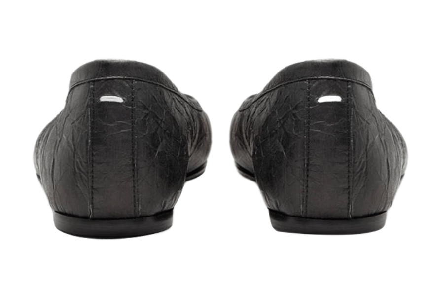 (W) Maison Margiela Tabi Ballerina Shoes Black