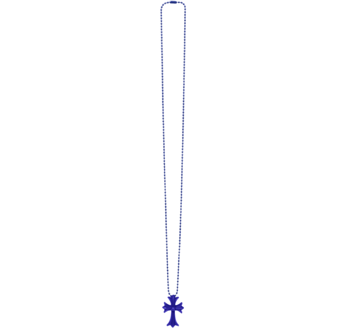 Chrome Hearts Silichrome CH Cross Pendant Dark Blue 2025